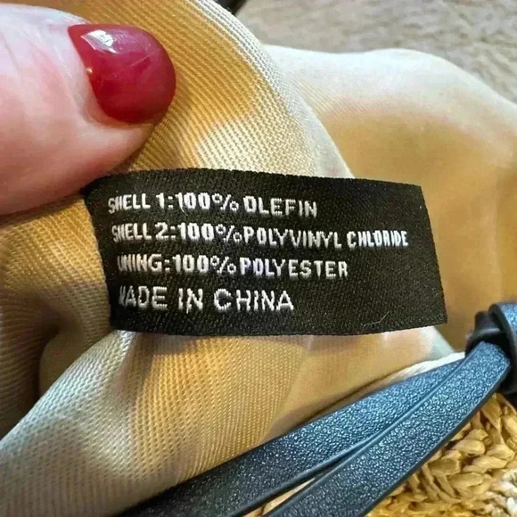 Line new condition Grossi wicker purse - Picture 9 of 10